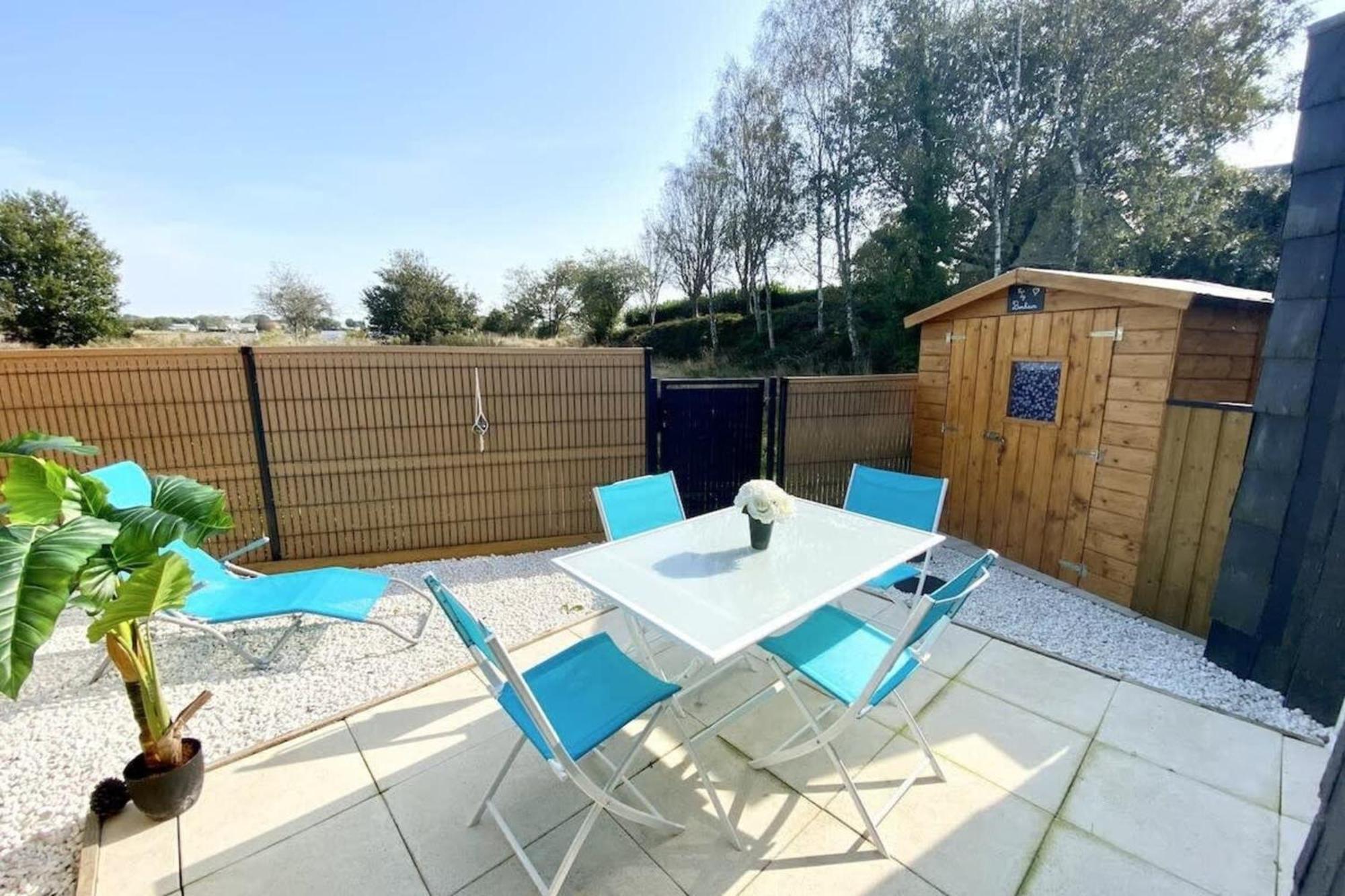 Maisonnette Ultra Cosy Bord De Mer Terrasse Guidel Exterior foto